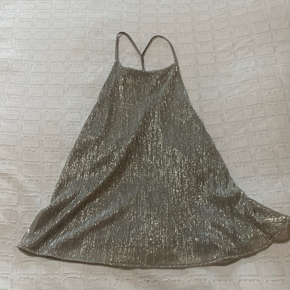 Lush silver sparkle blouse